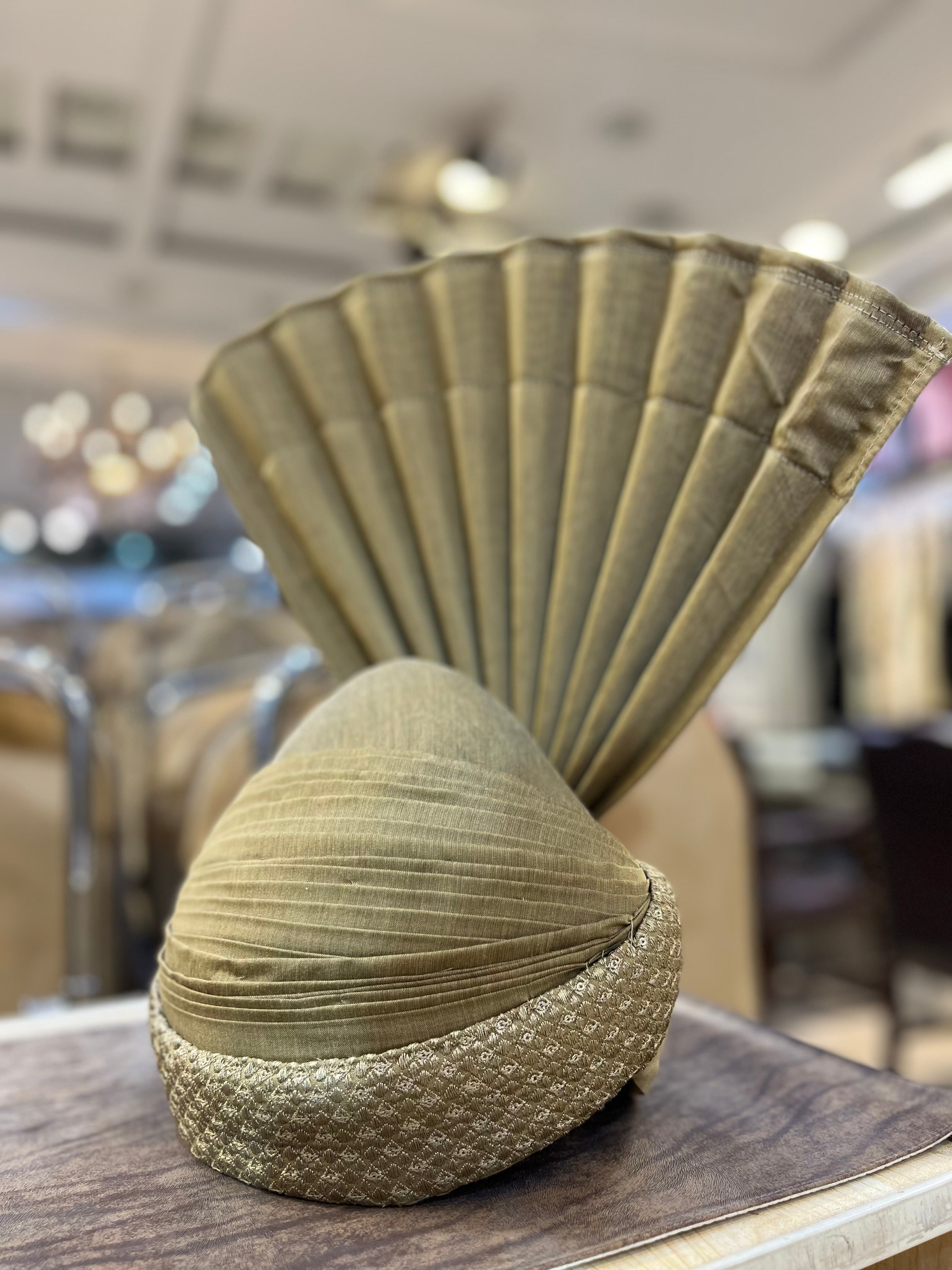 Golden Olive Turban