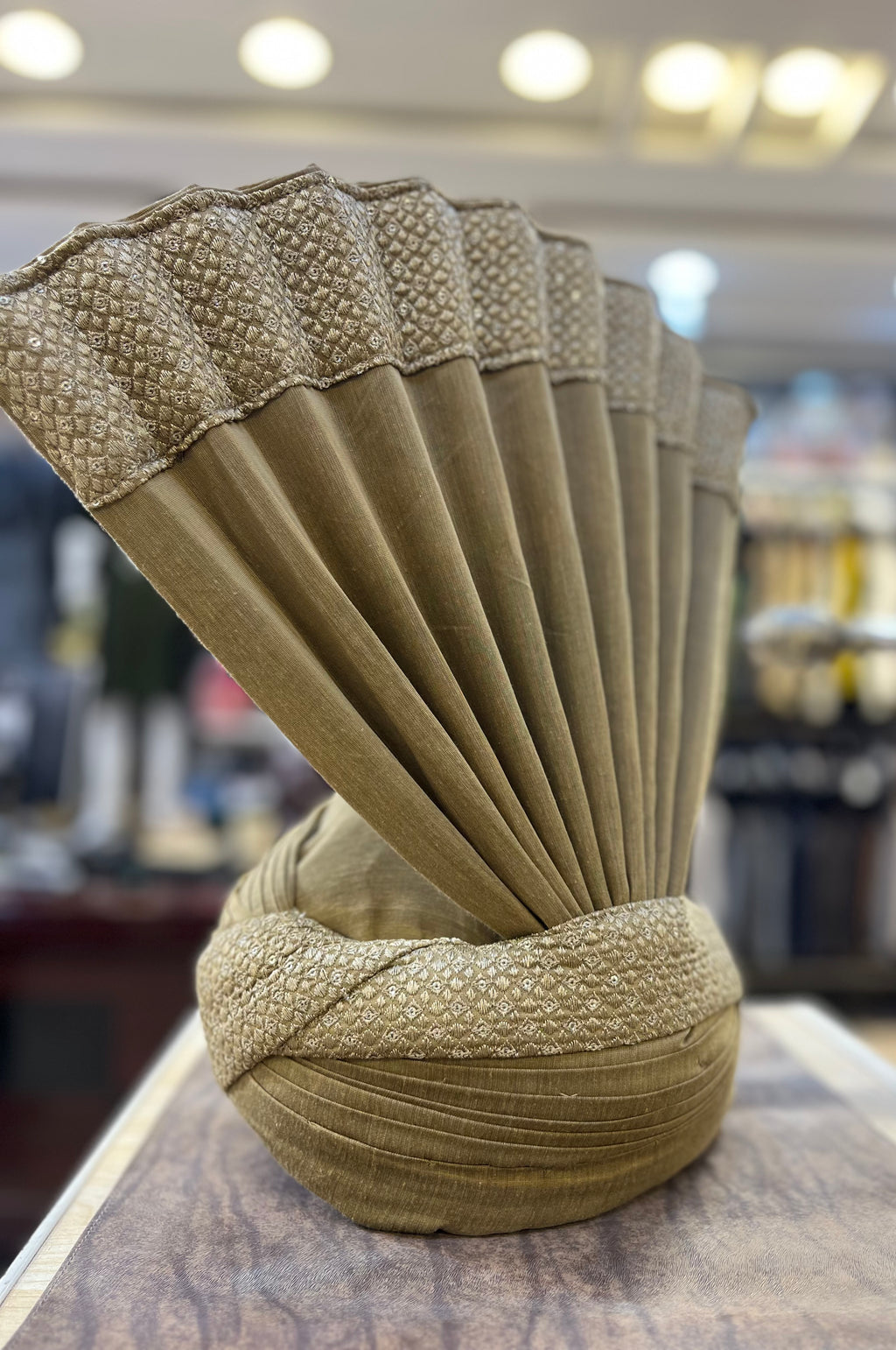 Golden Olive Turban