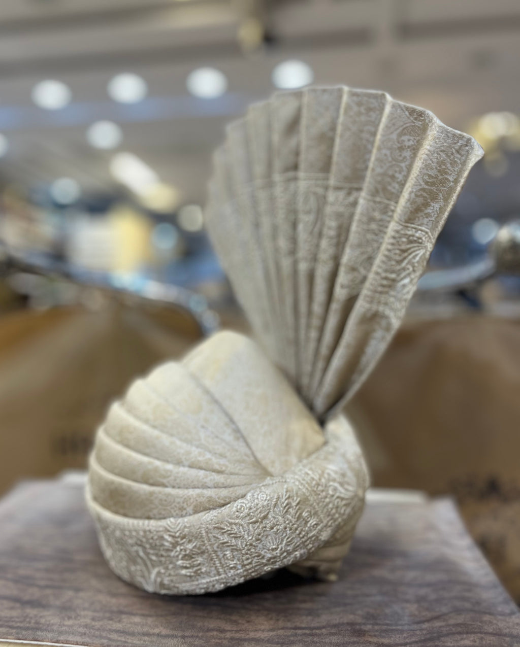 Silver Frost Turban