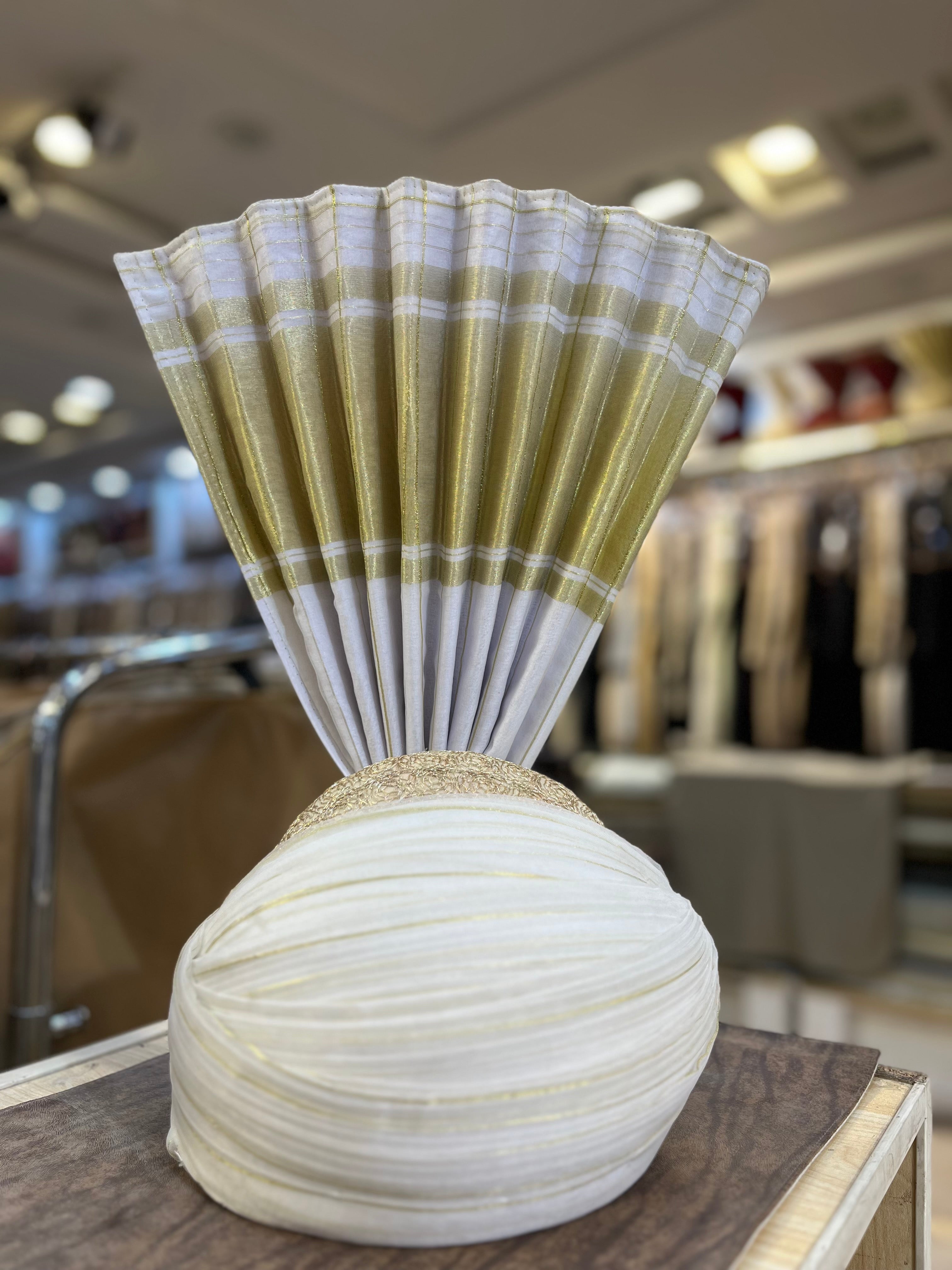 The Striped Crown Turban