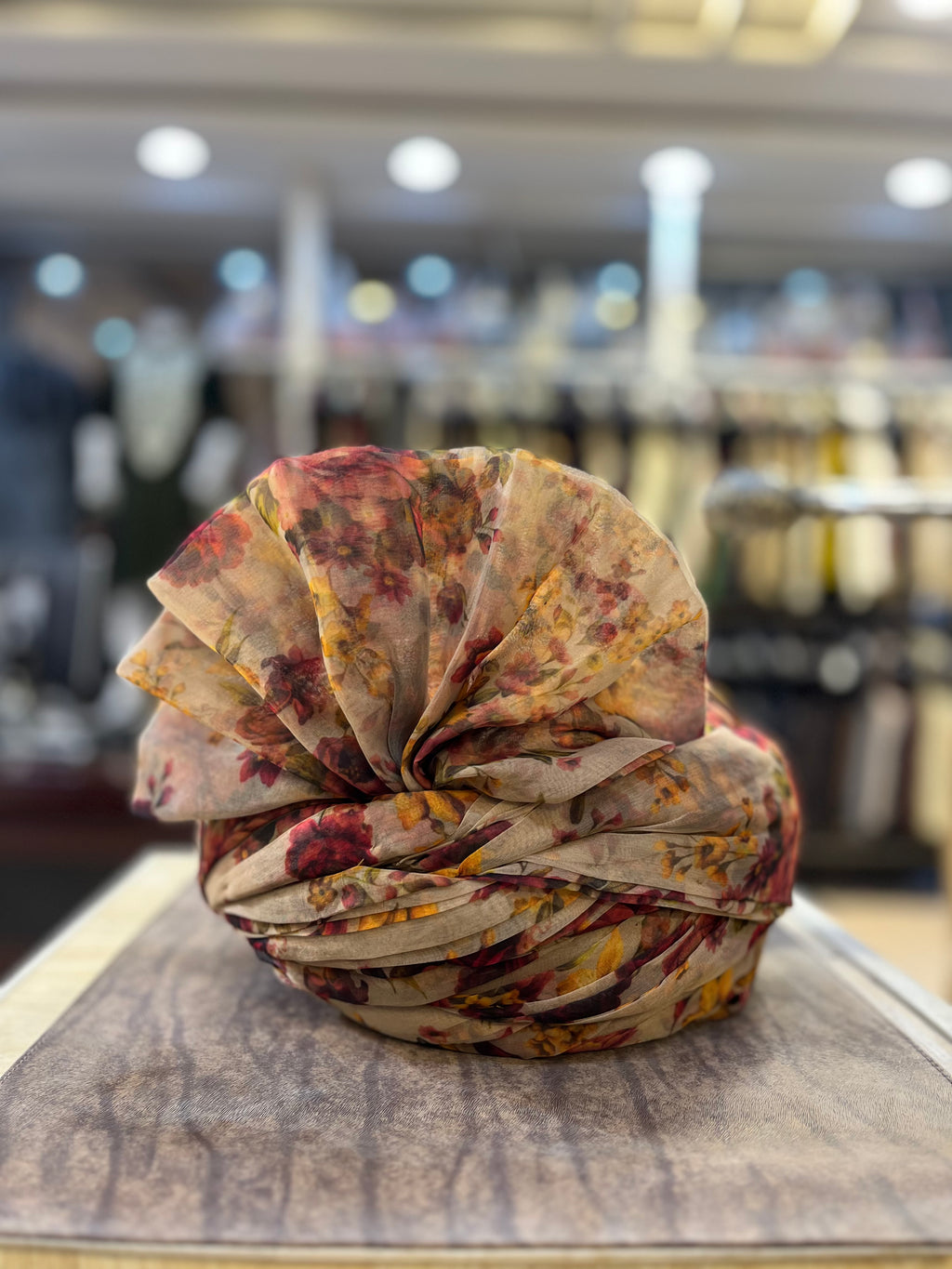 The Autumn Bloom Turban