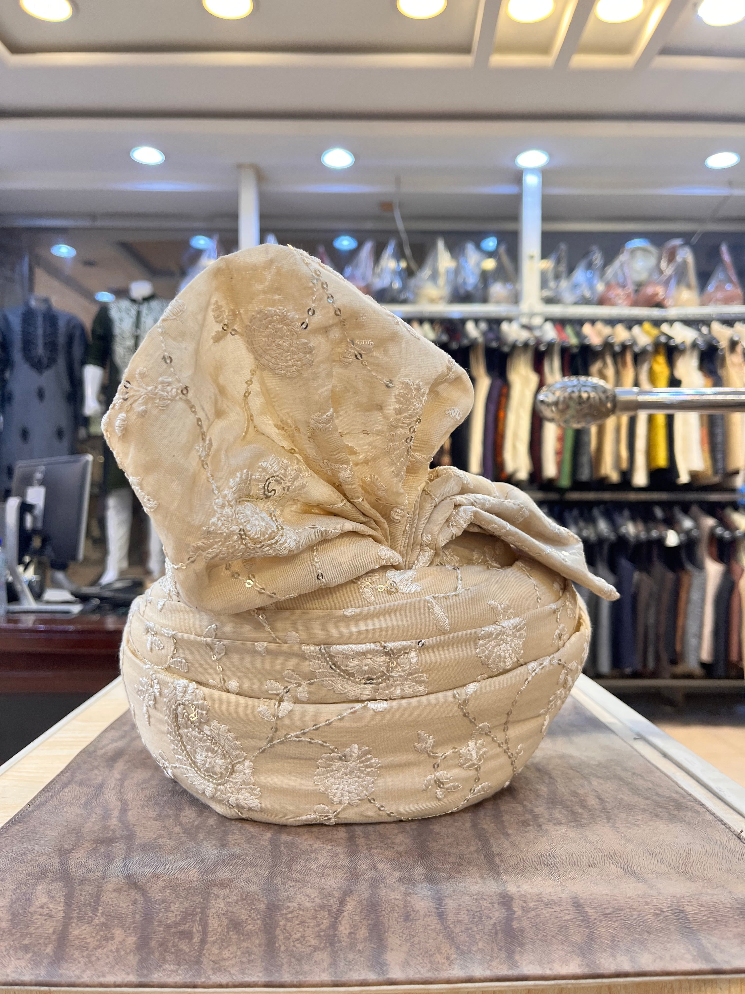 Silver Mist Turban