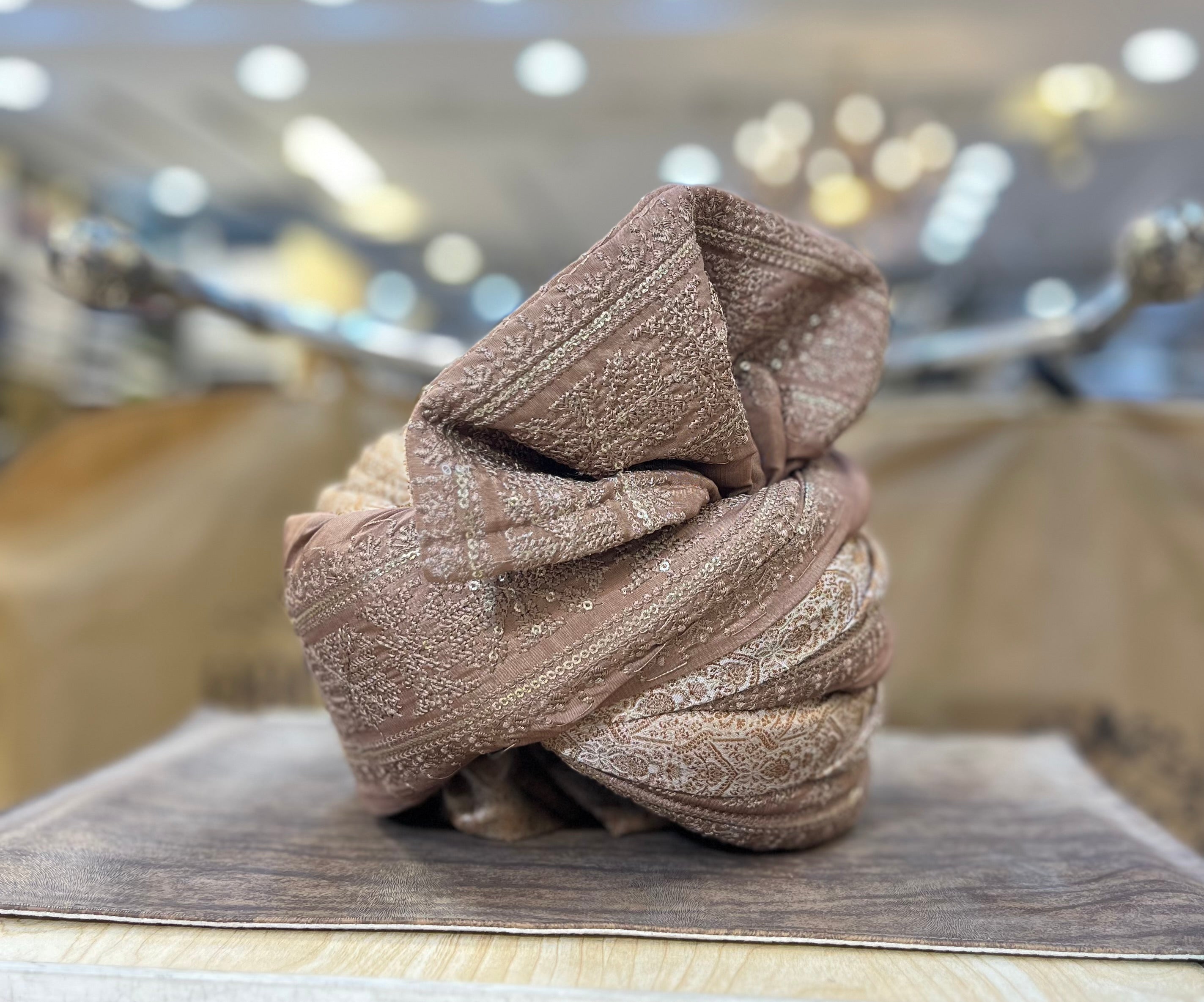 The Rosewgold Ember Turban