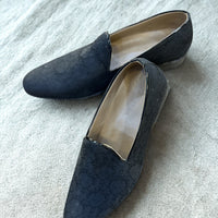 Black Damask loafers
