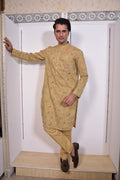 Mustard Kurta Trousers