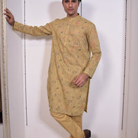 Mustard Kurta Trousers