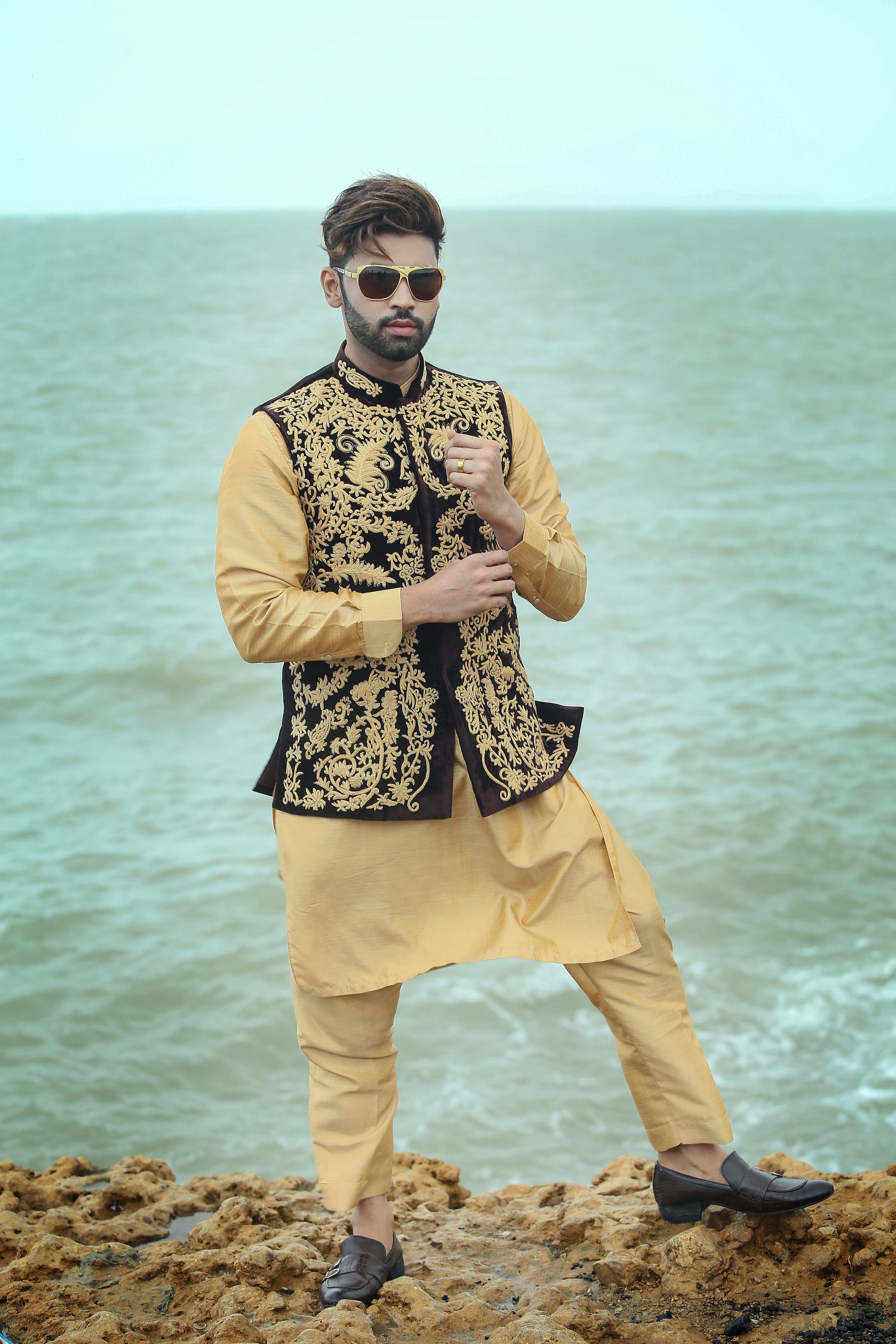 Velvet Monarch Waist Coat