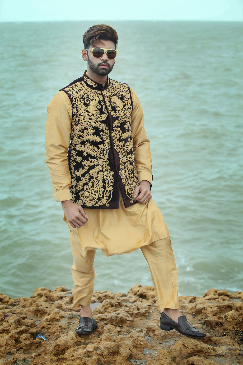 Velvet Monarch Waist Coat