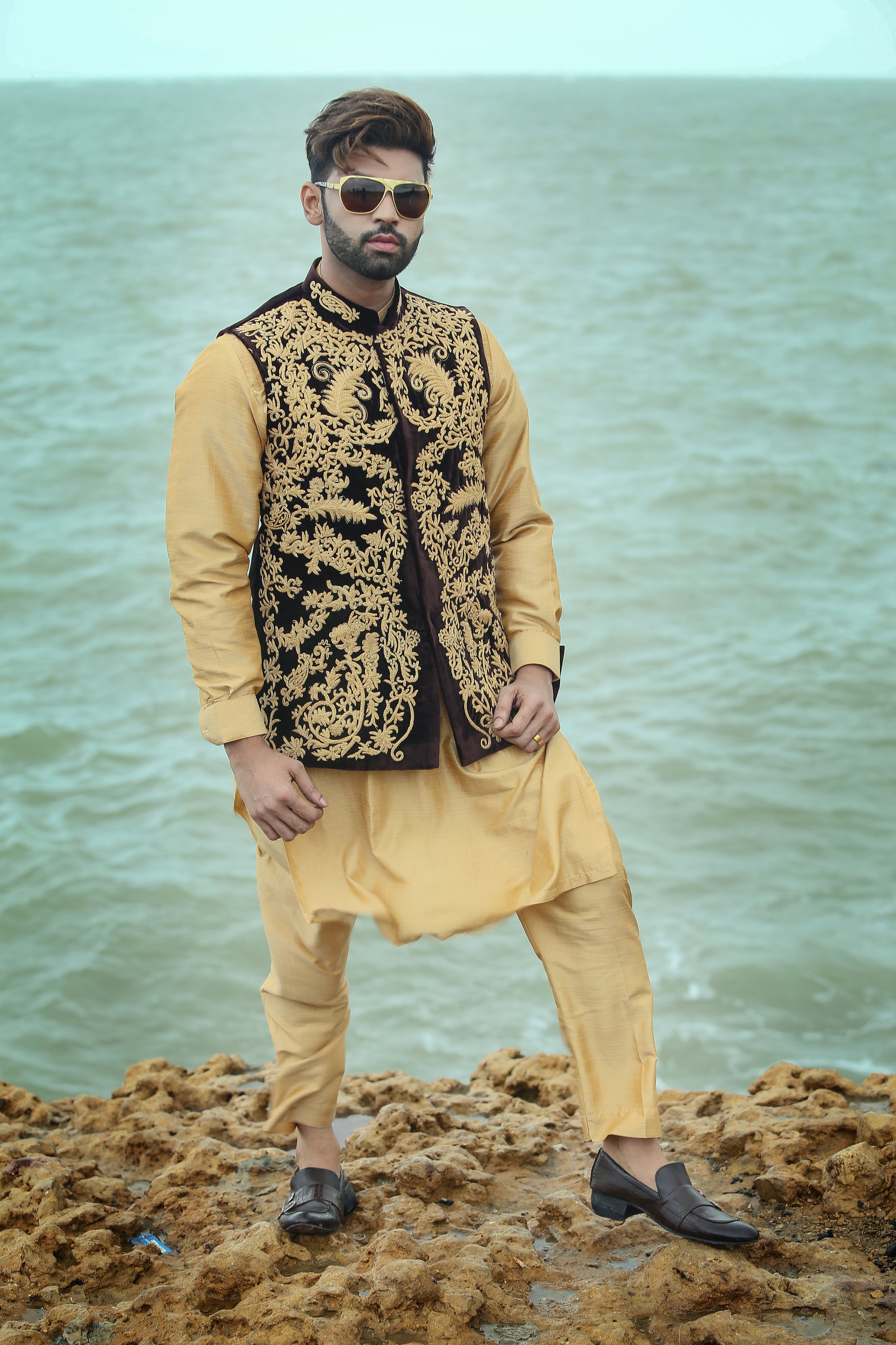 Velvet Monarch Waist Coat