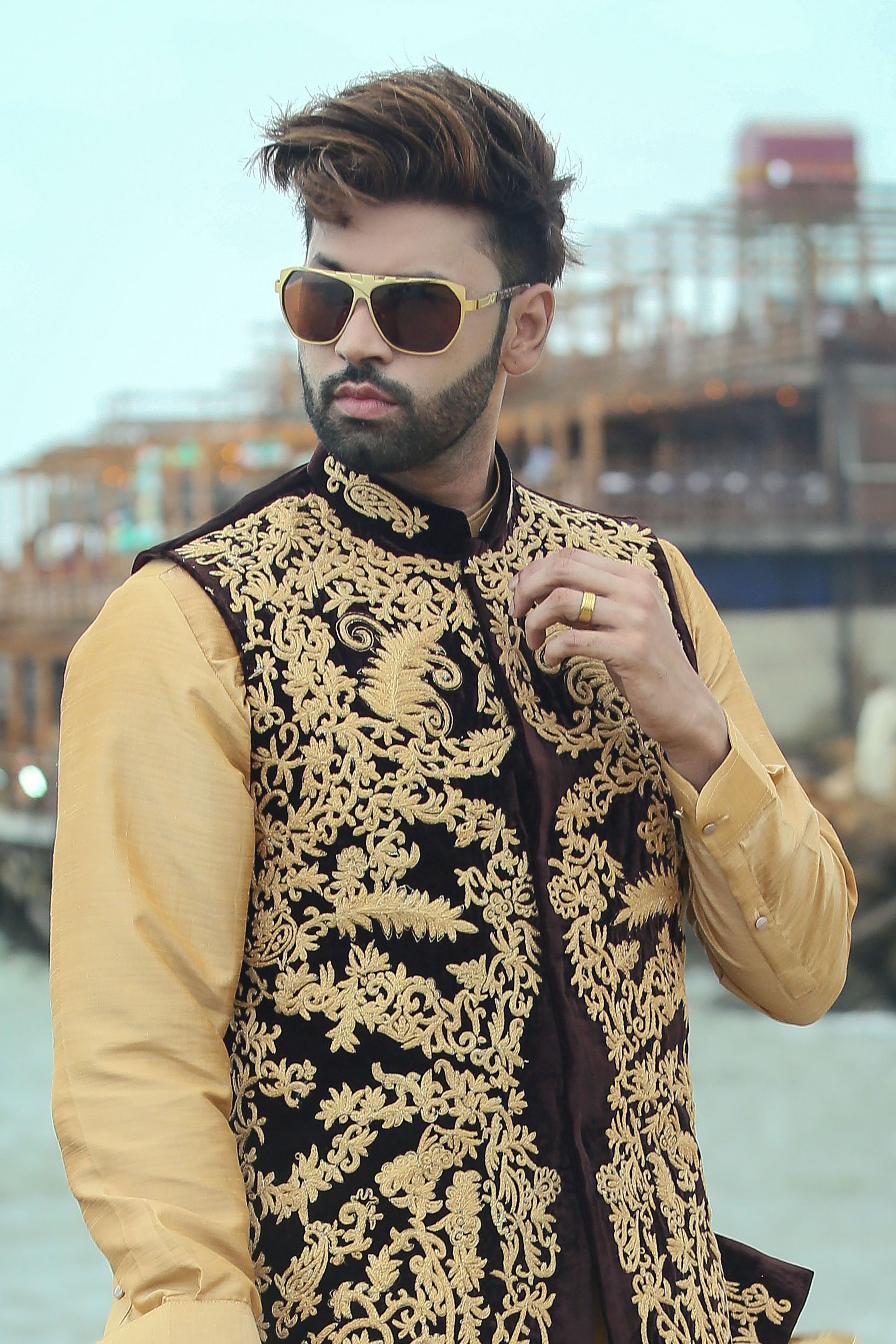 Velvet Monarch Waist Coat