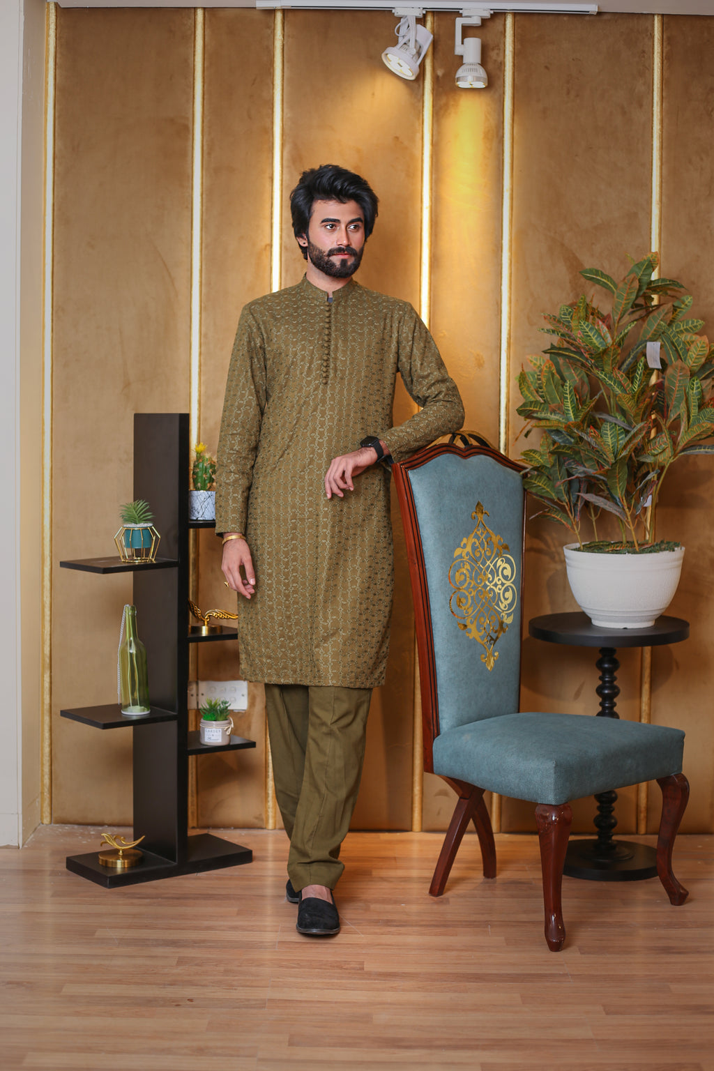 Olive Toned Kurta