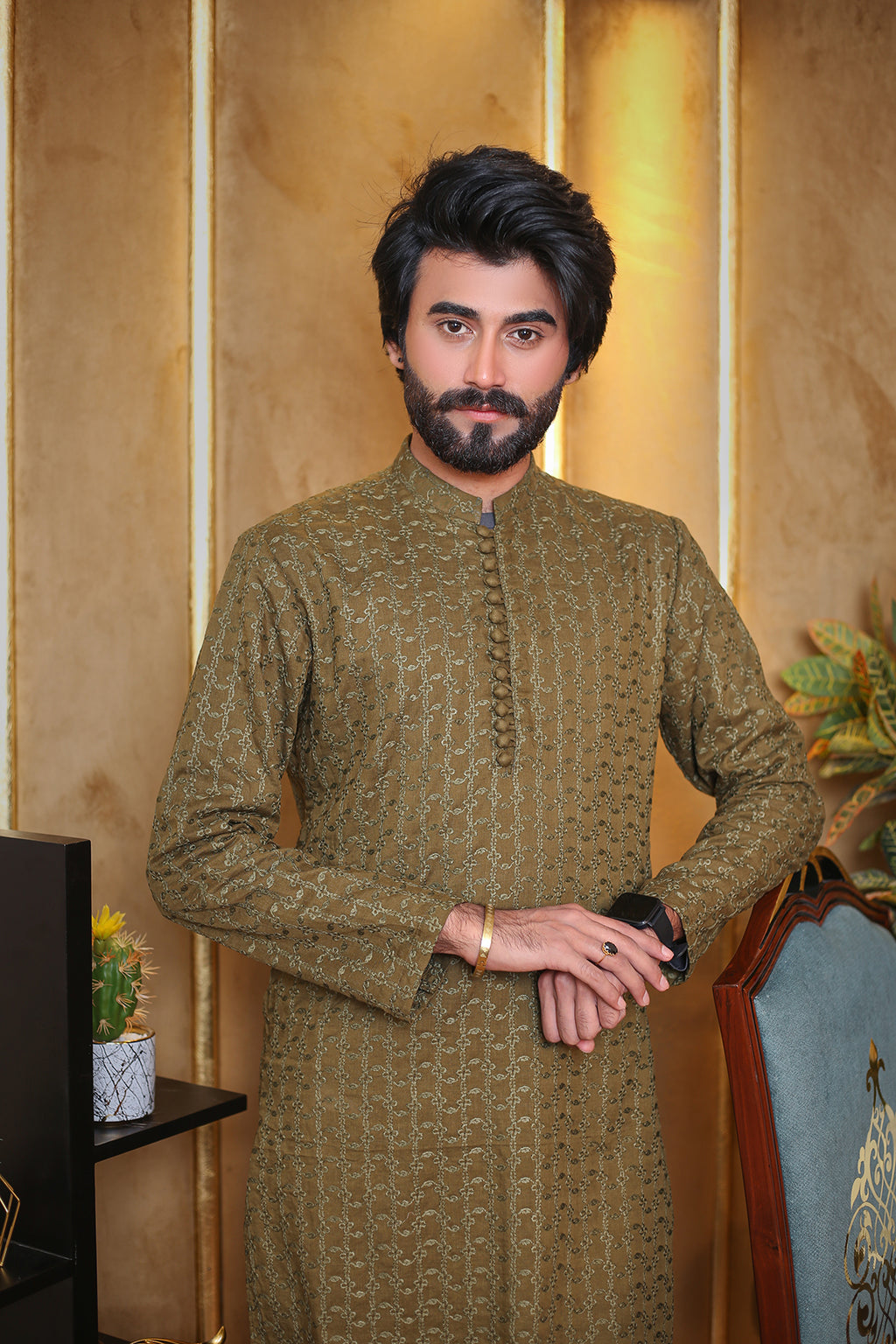 Olive Toned Kurta