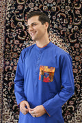 Cobalt Blue Kurta Trouser