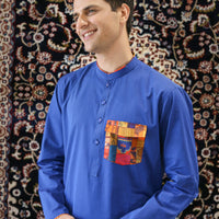 Cobalt Blue Kurta Trouser