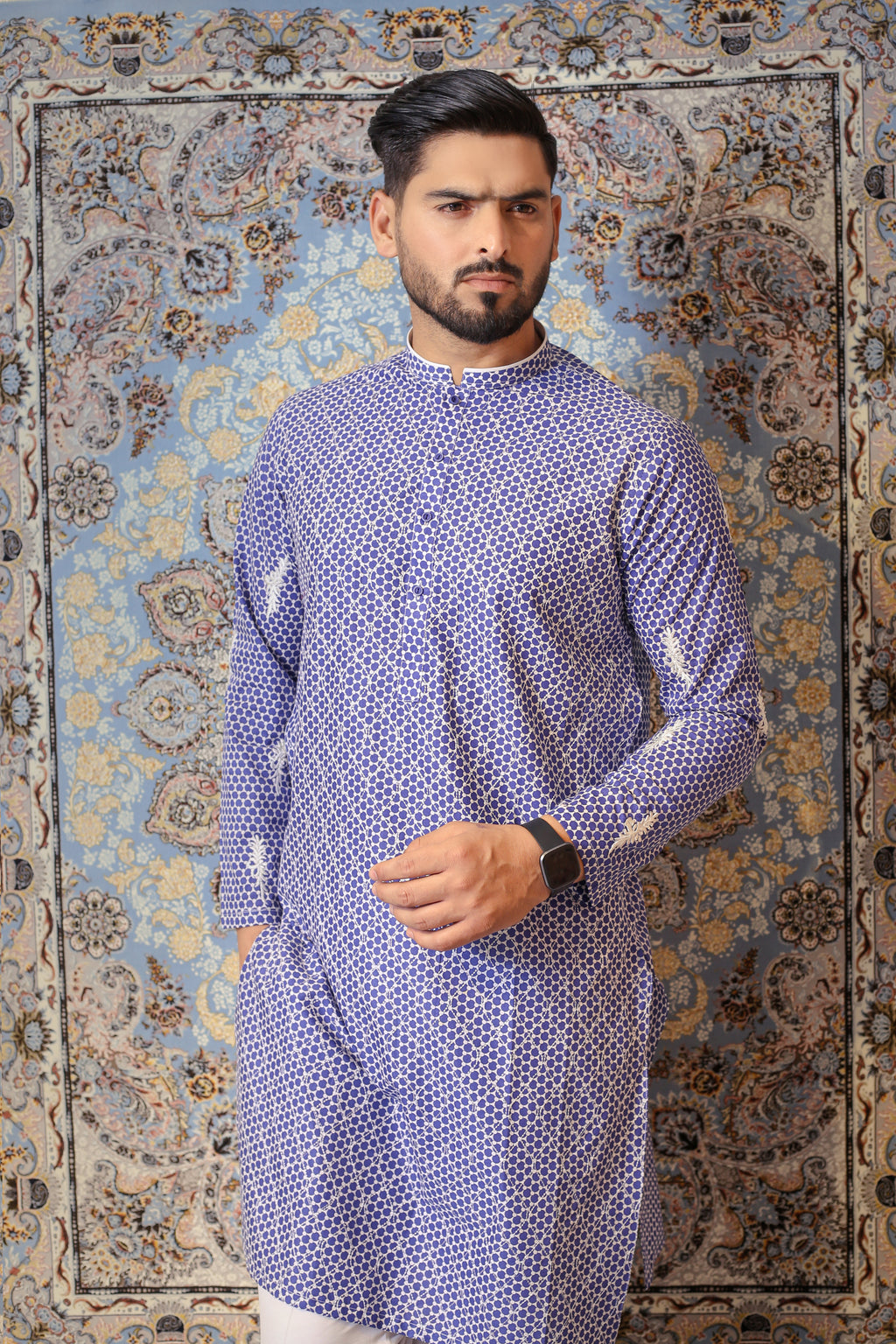 Vibrant Blue Kurta