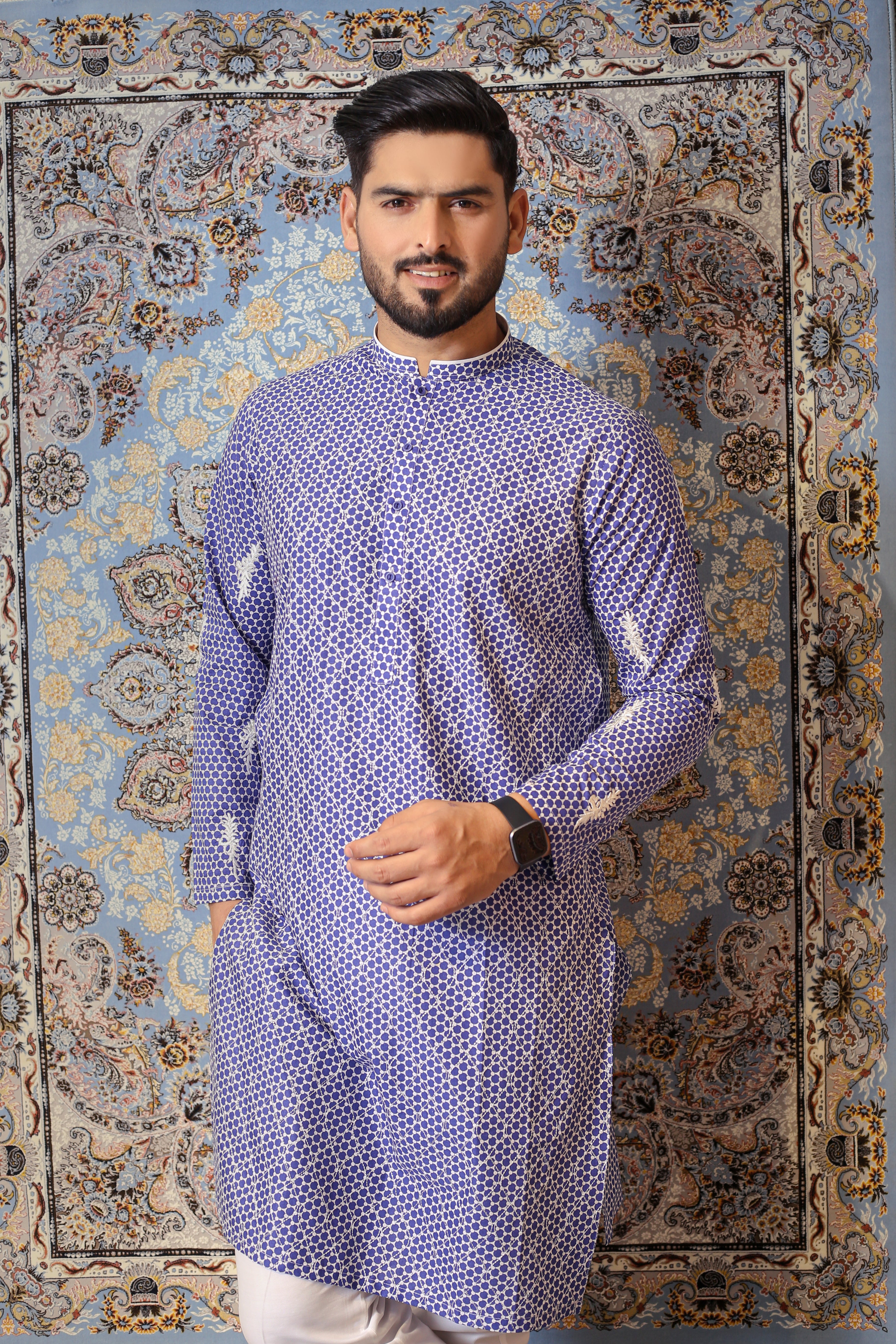 Vibrant Blue Kurta