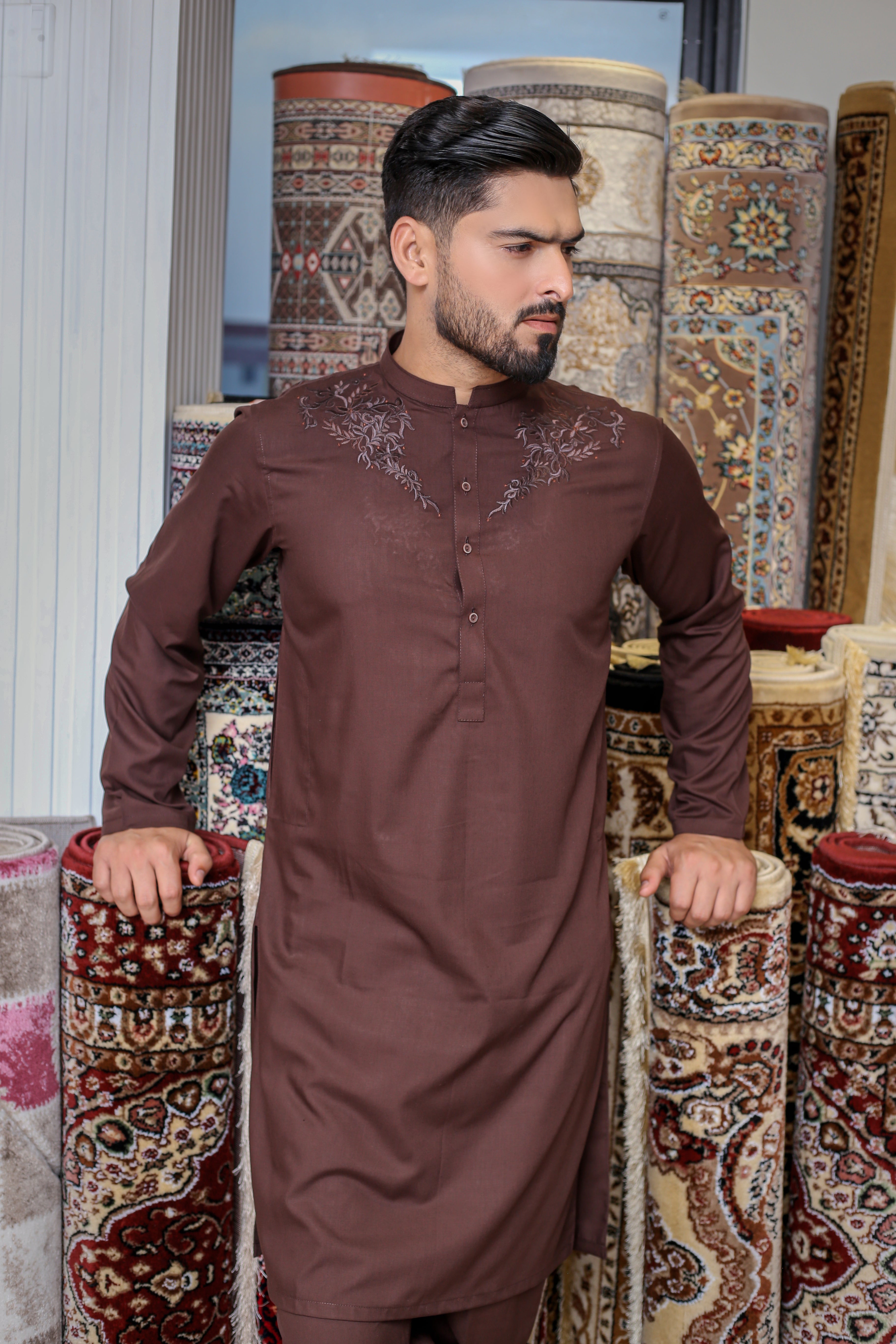 Rich Maroon Kurta