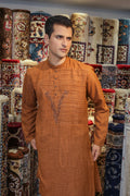 Rust Orange Kurta Trousers