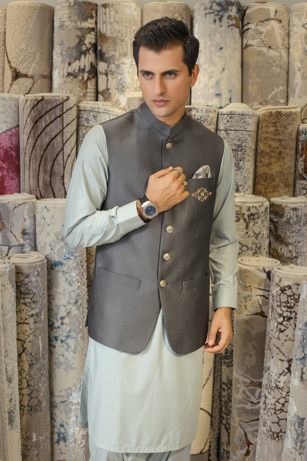 Charcoal Zenith Waist Coat