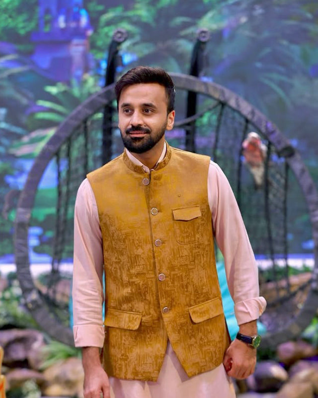Ochre Colored Waist Coat