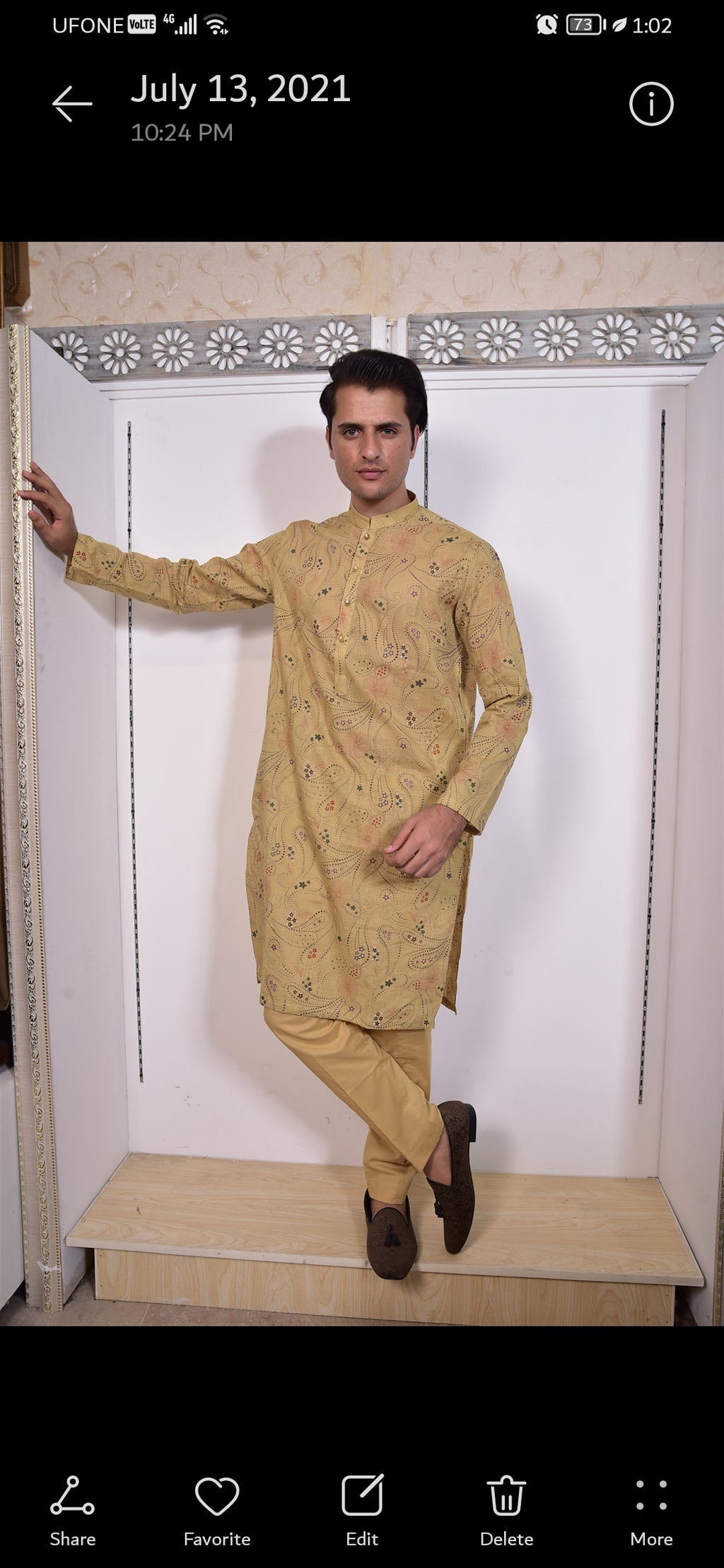 Mustard Kurta Trousers