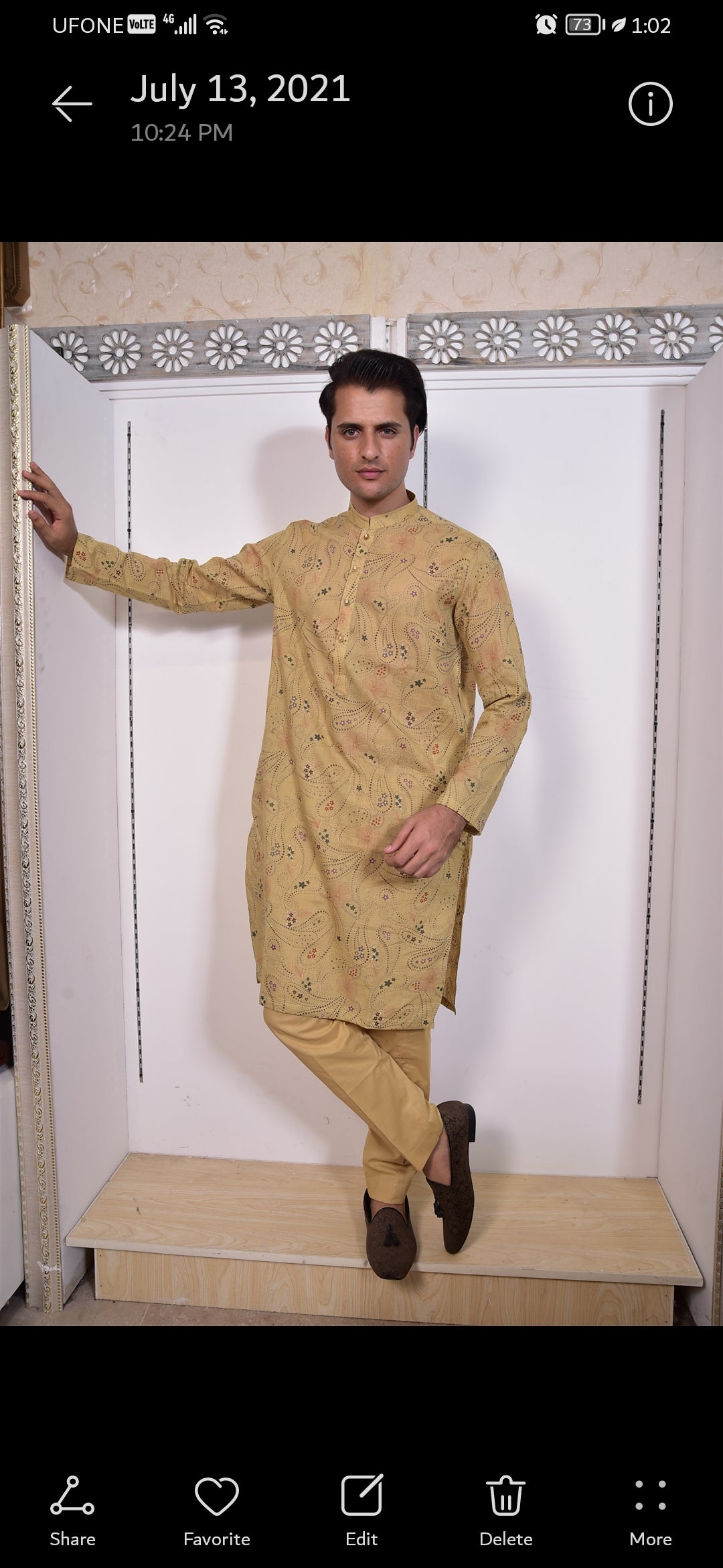 Mustard Kurta Trousers