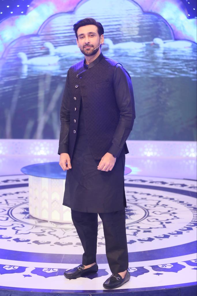 Black Textured Waist Coat