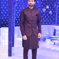 Dark Plum Waist Coat