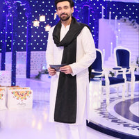 Off white Textured Kurta