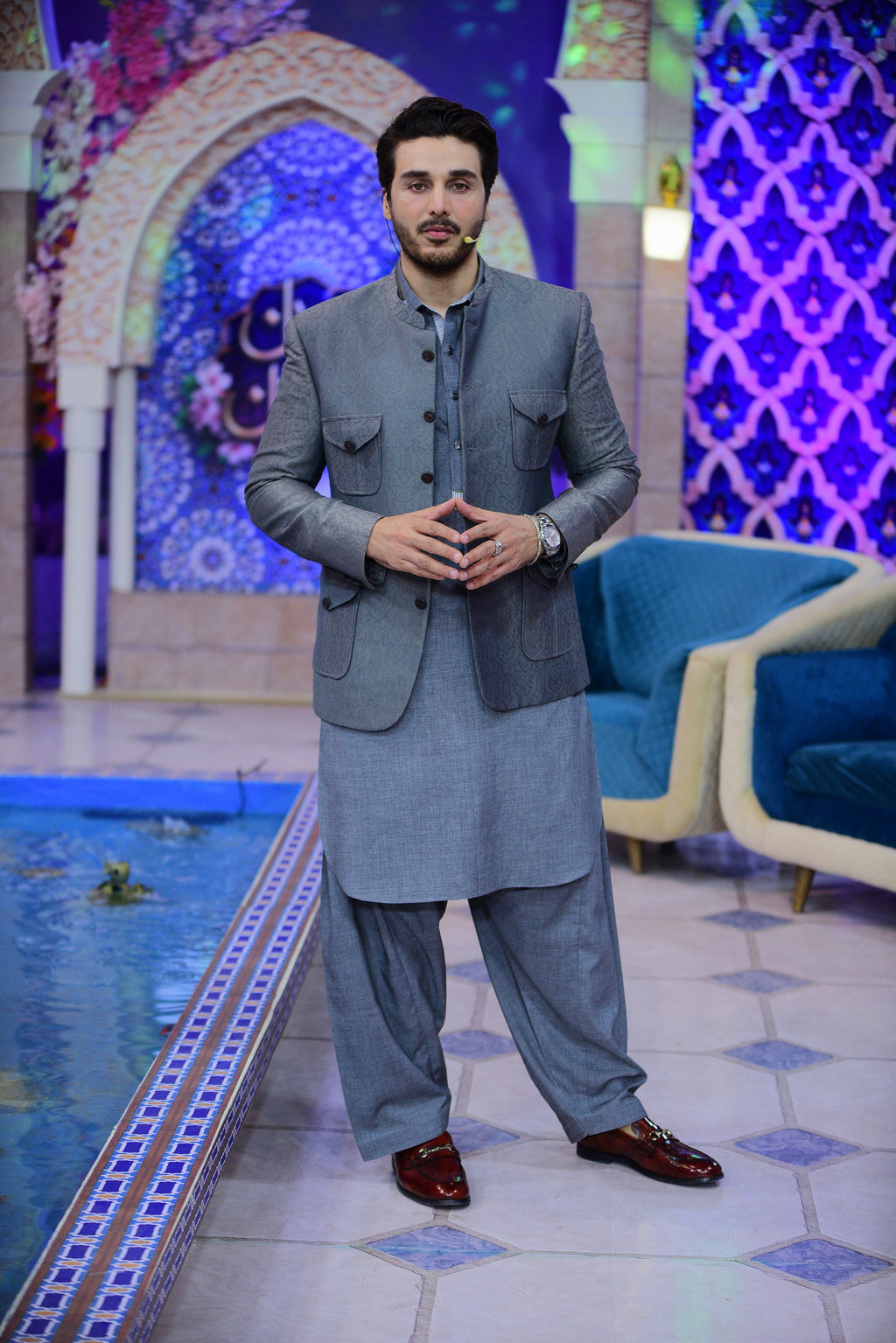 Steel Grey Prince Coat