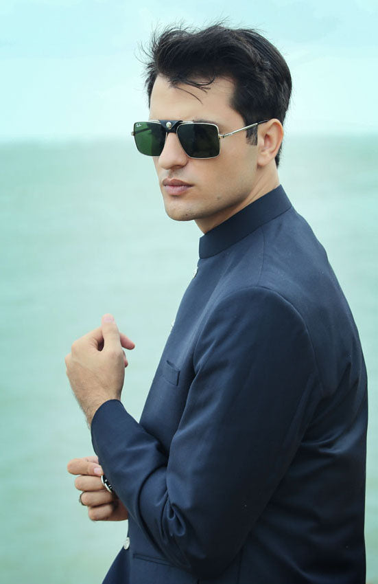 Navy Blue Prince Coat
