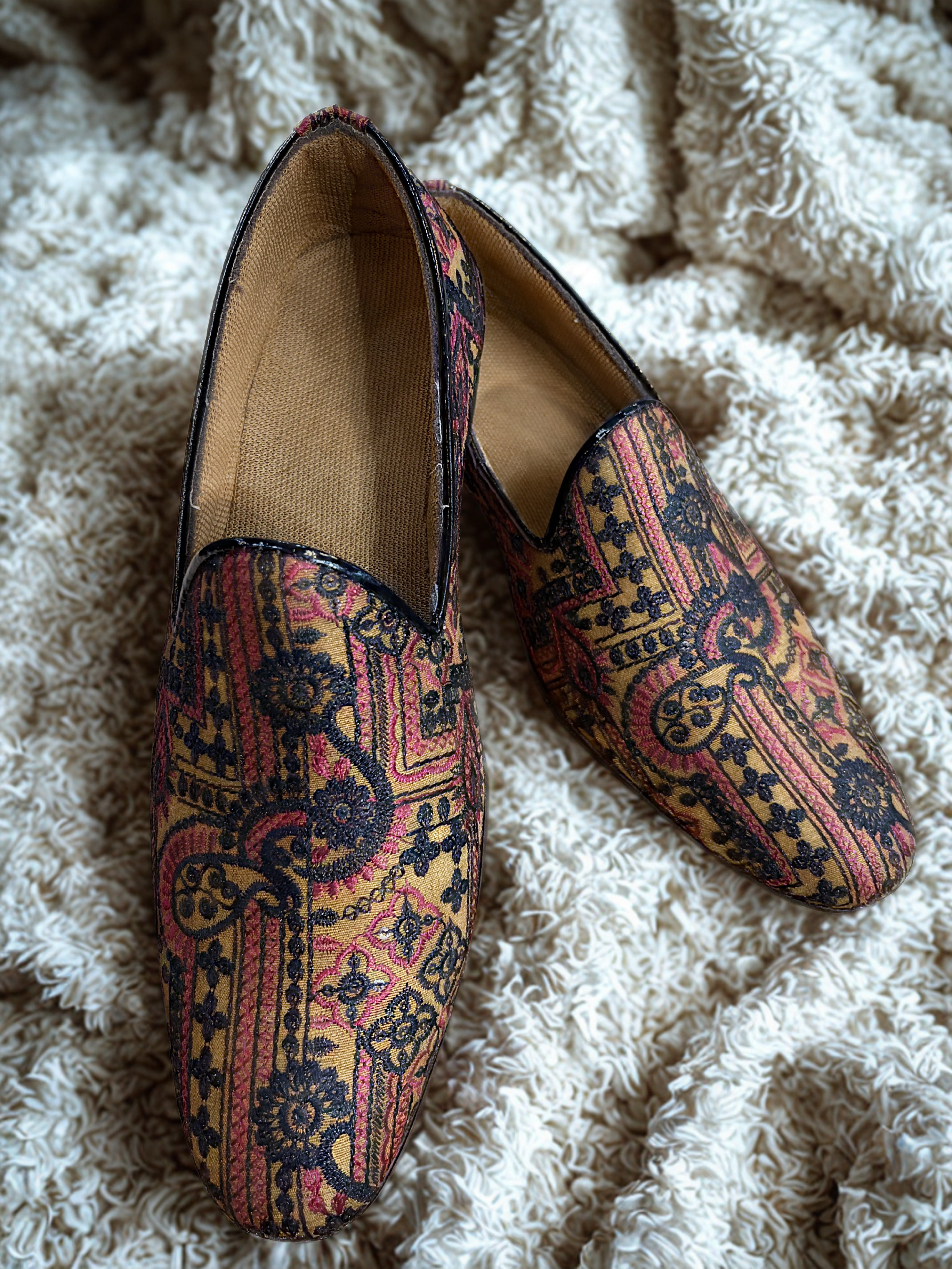 Tapestry-Style Loafers
