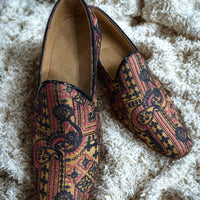 Tapestry-Style Loafers