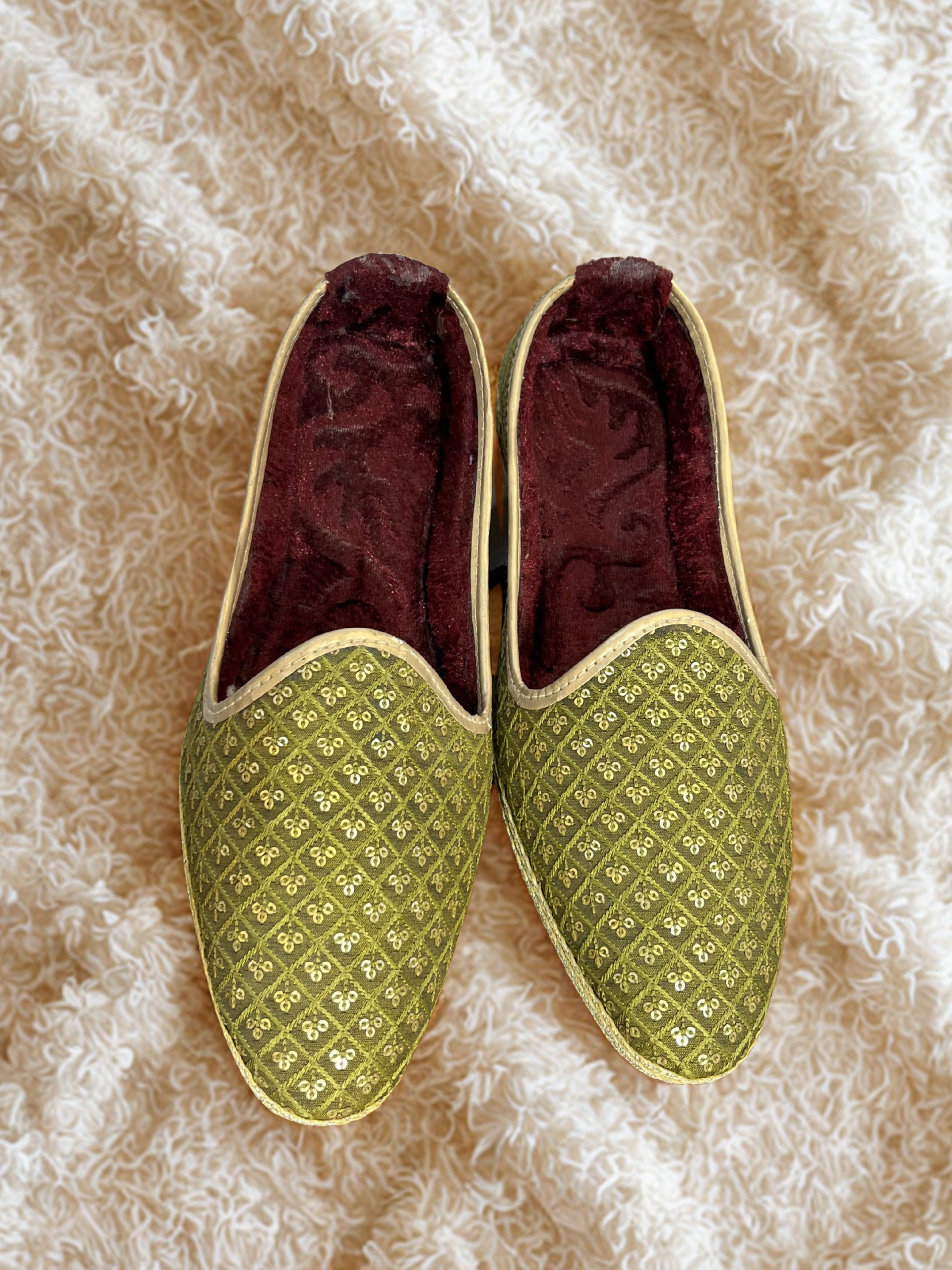 Olive Green Loafers