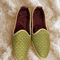 Olive Green Loafers