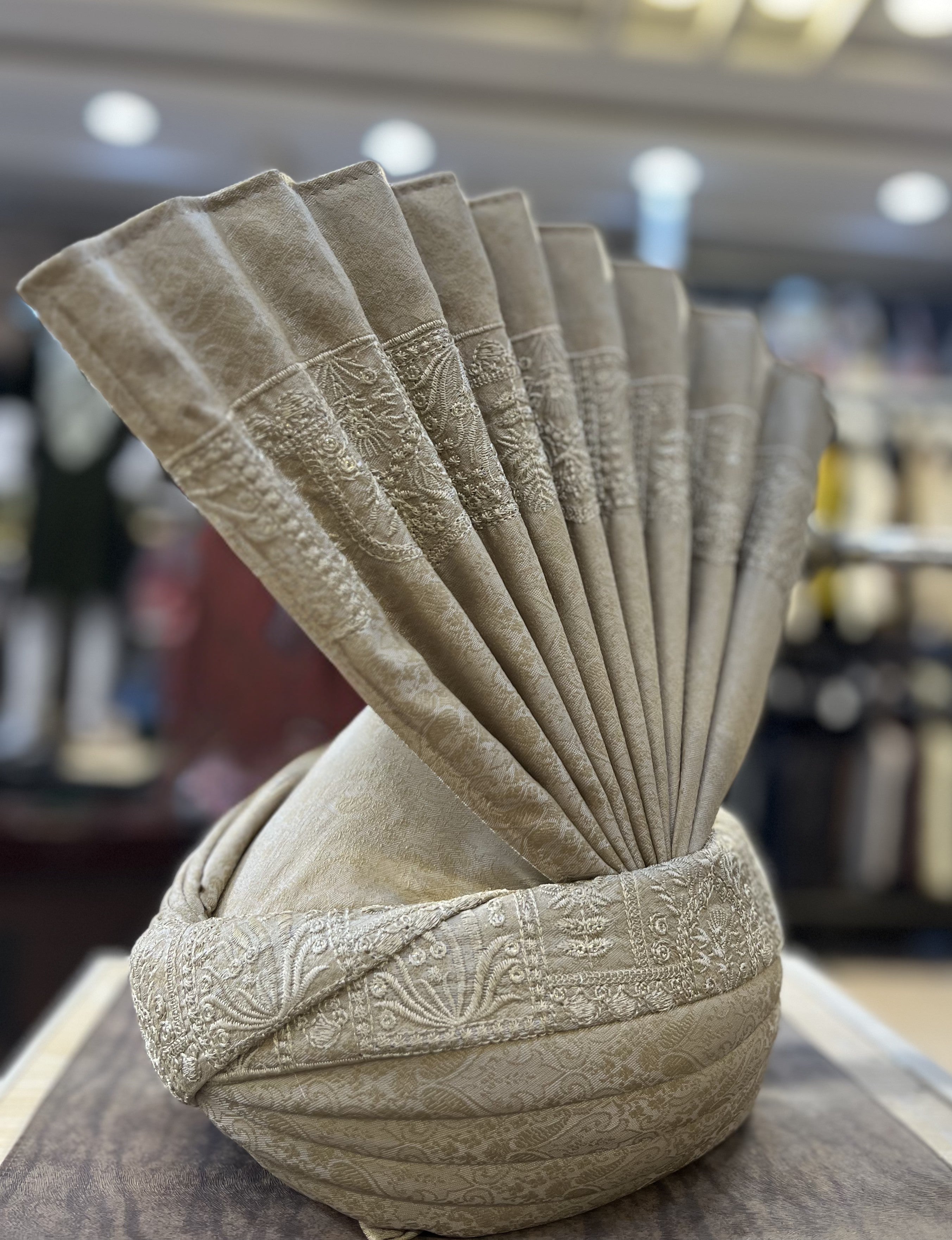 Silver Frost Turban