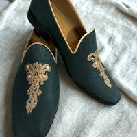 Emerald Green Loafers